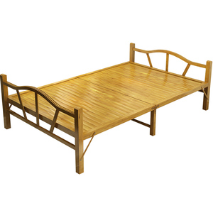 日本购凉板床可拆收的单人床折叠小竹床折叠床12米长折叠床单人