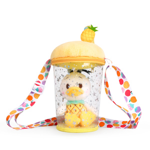迪士尼Potdemiel蜂蜜罐米奇米妮唐老鸭黛丝水果系列可可杯斜挎包