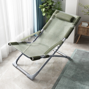 沙滩椅夏季折叠躺椅户外休闲太阳椅午休睡椅凳子便携式凉椅带靠背