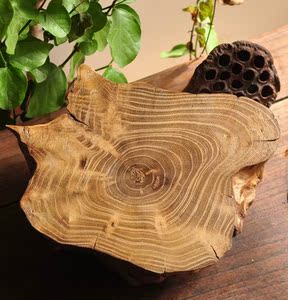 图鱼堂老柘木茶台风化木紫砂壶座杯座杯垫杯托木纹沧桑古韵12