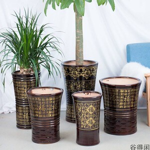 落地花盆高筒客厅欧式