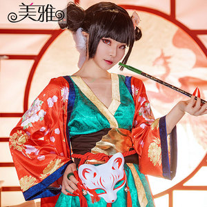 装假发发簪道具老狐狸狐狸头白蛇缘起假毛宝青坊主cos服烟斗