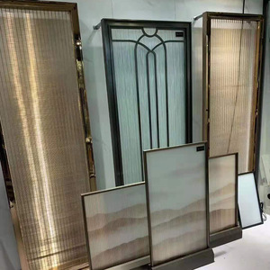 不锈钢边框钢化玻璃门