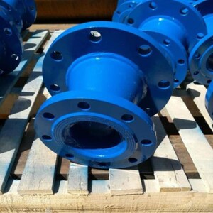 异径法兰短管dn100*80碳钢双盘同心大小头3寸变4寸铸铁变径接头