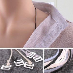 弹力绳透明隐形肩带内衣硅胶超细女防滑走光吊带文胸挂脖美背交叉