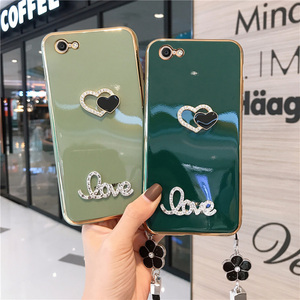 vivox9手机壳创意x9s水钻爱心硅胶电镀镜头防摔全包vivox9plus软金边