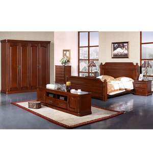 日本购家具欧式水曲柳宏发实木实木床床衣柜床头柜电视柜0619