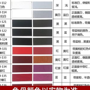 油漆颜色走向色母图色板图汽车漆展示色卡调漆色母特性表