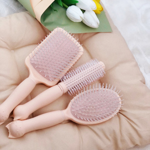 卡通粉色少女心可爱手持气垫梳防打结顺发按摩梳卷发棒大板梳学生