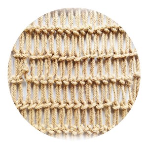 麻绳网格装饰网吊顶挂衣幼儿园屋顶墙面隔断网编织防护栏网子