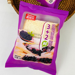 麦特尔紫米面包夹心袋装鲜吐司现做奶酪糕点营养学生早餐零食新鲜