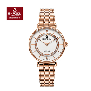 00恒大钟表行淘宝正品expool/依保路手表 女表石英表明星签名款