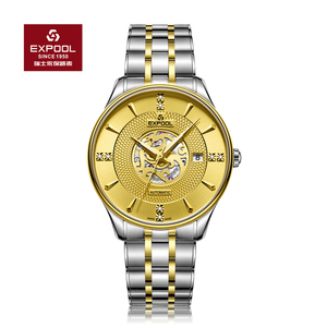依保路expool瑞士手表安蒂斯系列进口钢带机械镂刻祥龙eg83.11.98