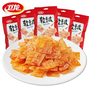 rf卫龙亲嘴软豆皮30g/袋 川香麻辣味手撕辣片小包装网红辣条零食