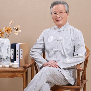 中式婚礼爸爸装夏