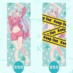 妈见打变色毛巾恶搞二次元遇热水变色毛巾动漫卡通狂三创意礼物