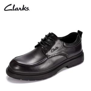 clarks其乐男鞋系带英伦德比鞋头层牛皮商务休闲皮鞋正装办公职业