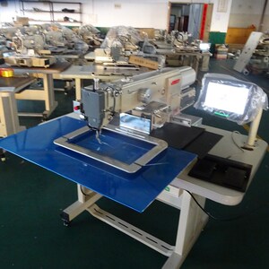 3020花样电脑j车工厂鞋面鞋帮皮带扣花样机大豪上亿激光开袋机