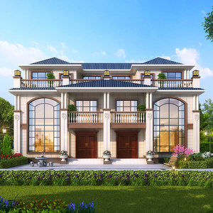 双拼别墅设计图纸大气