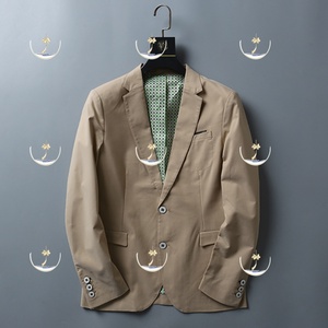 90年代怀旧服装老式西服外套西装薄春夏双排扣休闲西装外套男宽松