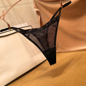 蕾丝丁字裤女轻薄火辣性感镂空舒适休闲简约低腰时尚诱惑无痕内裤