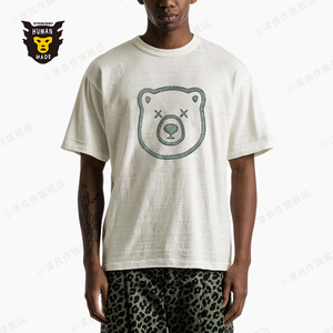 human made kaws联名北极熊短袖nigo熊头卡通印花22ss男女情侣t恤