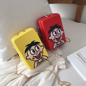 旺仔牛奶斜挎包零食包包女创意搞怪可爱卡通ins少女心旺旺零钱.