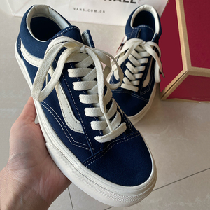 kaСvans万斯同style 36蓝白权志龙同款藏蓝色低帮帆布板鞋女男夏