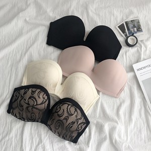 00意梵狼旗舰店天猫舒适夏天没肩带的内衣薄款无肩带没有带子文胸