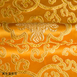 黄布料棉布金黄