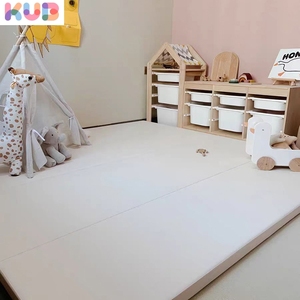 可优比官方旗舰店儿童室内家用可摺叠爬行垫玩具婴幼儿宝宝学步垫