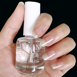 亮甲油透明持久学生指甲油底油护甲油套装防水免烤快干封层油美甲