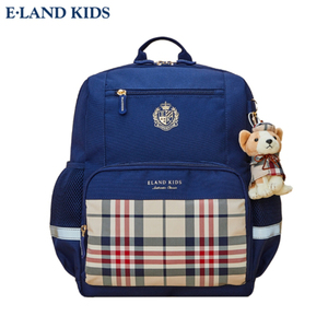 eland kids 衣恋童装2020新款男女童英伦儿童小学生双肩背包书包