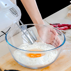 乐扣乐扣家用耐热玻璃碗大号汤碗厨房烘焙沙拉碗透明打蛋和面盆微