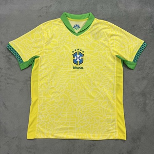 2425赛季巴西主场球衣短袖泰版足球服队服 football jersey shirt