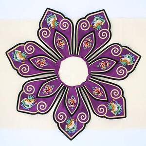 衣服装饰刺绣中国风清朝古代披肩云肩辅料披风戏服领子唱戏绣片