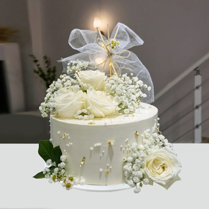 生日蛋糕模型仿真2023新款网红森系鲜花可定制塑胶假橱窗样品摆设