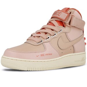 nike air force 1 af1 樱花粉 空军一号 女子高帮板鞋 aj7311-200