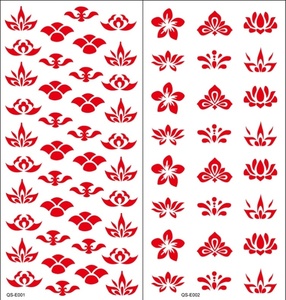 大唐荣耀花细 三生三世 凤九凤尾花 武媚娘额贴 写真眉心贴额头贴