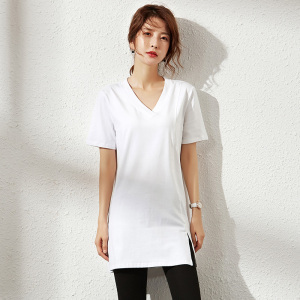 白汗衫女中长款