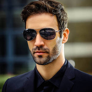 陌龙molong偏光蛤蟆镜103 男女太阳眼镜驾驶镜 司机开车墨镜黑框