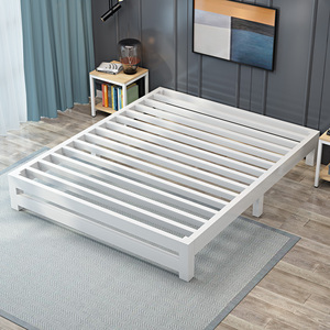 床架子带b床头铁艺床不无靠背没有的榻床榻裸米床体骨架单人框架