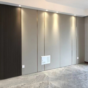 定制格栅硬包背景墙现代轻奢卧室床头客厅沙发电视木饰面软包高端