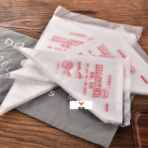 做蛋糕用的三角塑料袋做蛋糕挤奶油的袋子表花花嘴和袋子一次性裱