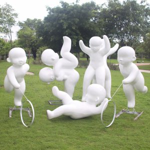 德森男装淘宝玻璃钢运动人物雕塑足球世界杯主题美陈摆件户外学校