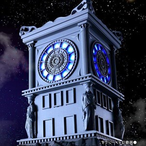 0圣域的火时计时钟钟楼 圣域十二宫编现货