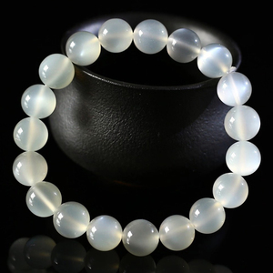 天然白月光手链白月光石手链斯里兰卡冰糯体月光石手链男女款水晶