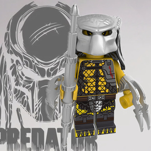 乐高积木异形电影人仔外星人铁血战士儿童益智拼装玩具男孩子杀手