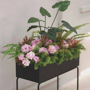 户外花槽假花