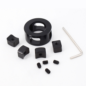 护木鱼骨金属前稳定环j8j9hk416/slr/ar15适配19外管固定解决晃动